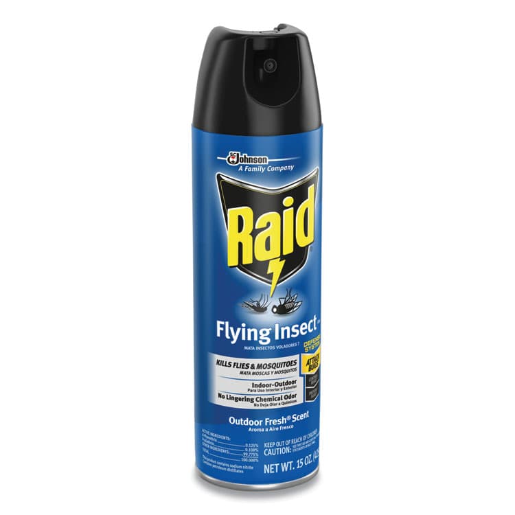 SC JOHNSON Flying Insect Killer, 15 oz Aerosol Spray, 12/Carton (SJN300816) thumbnail 4