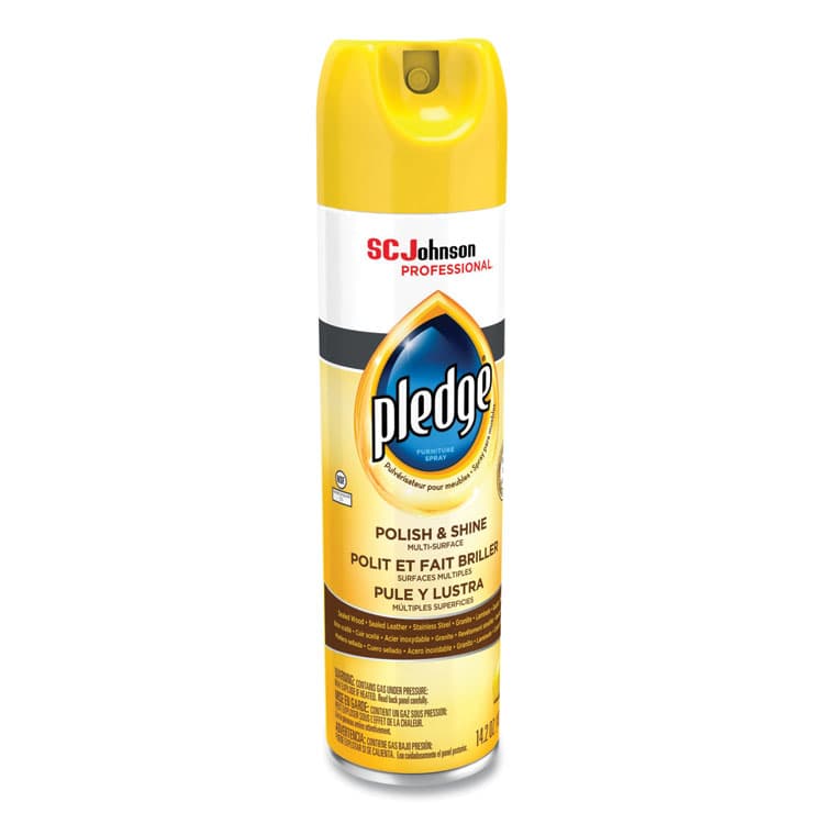SC JOHNSON Furniture Polish, Lemon, 14.2 oz Aerosol Spray (SJN301168EA) thumbnail 2
