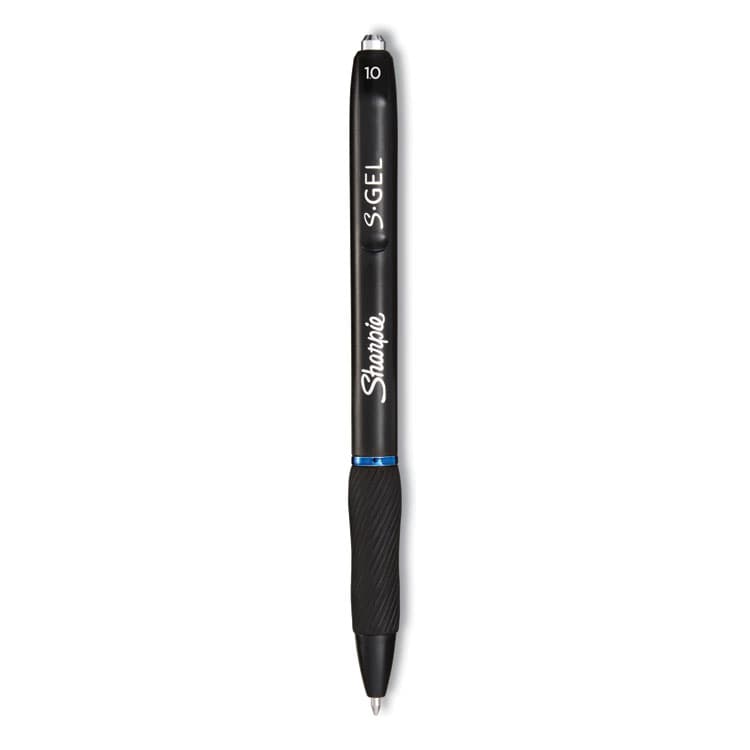 SANFORD S-Gel High-Performance Gel Pen, Retractable, Bold 1 mm, Blue Ink, Black Barrel, 36/Pack (SAN2096127)