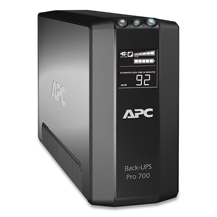 AMERICAN POWER CONVERSION BR700G Back-UPS Pro 700 Battery Backup System, 6 Outlets, 700 VA, 355 J (APWBR700G) thumbnail 4