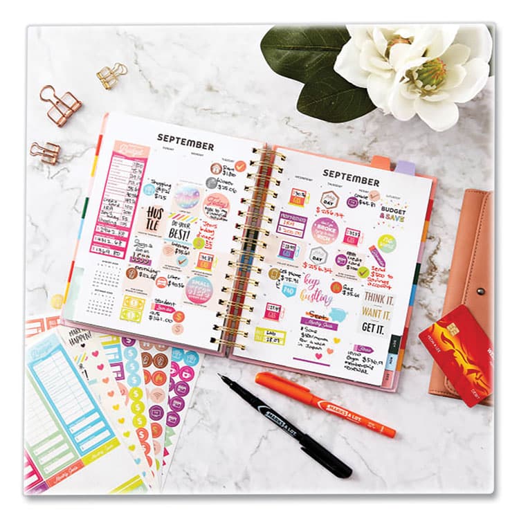 AVERY PRODUCTS CORPORATION Budgeting Planner Stickers, Assorted Sizes and Colors, 1,224/Pack (AVE6788) thumbnail 4