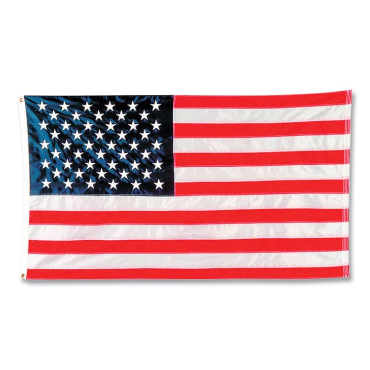 BAUMGARTENS Indoor/Outdoor U.S. Flag, 72" x 48", Nylon (BAUTB4600)