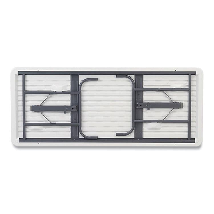 ICEBERG ENTERPRISES IndestrucTables Too 600 Series Folding Table, Rectangular, 96" x 30" x 29", Platinum (ICE65333) thumbnail 2