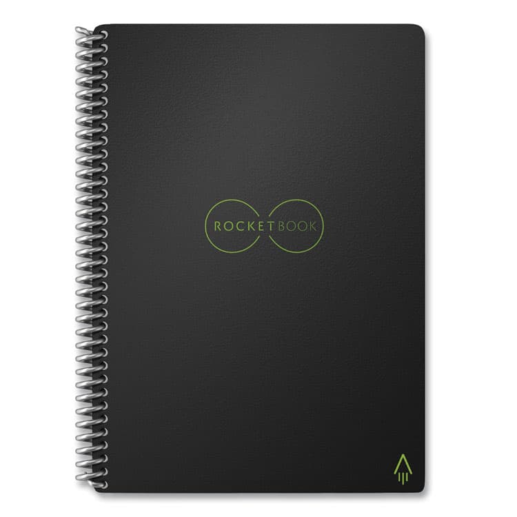 ROCKETBOOK Core Smart Notebook, Dotted Rule (4 sq/in), Black Cover, (18) 8.8 x 6 Sheets (RKBERCAFR) thumbnail 2