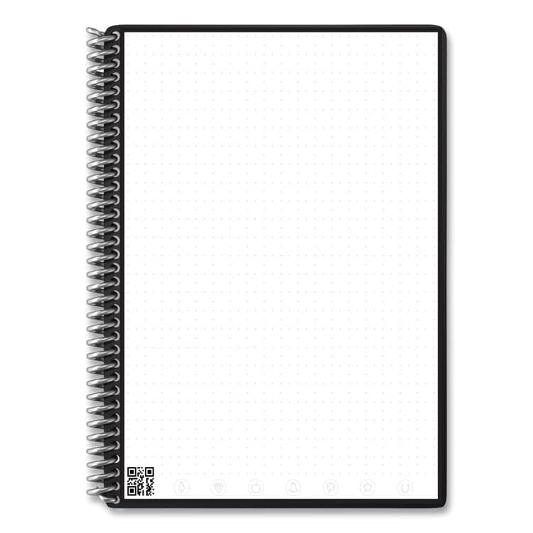 ROCKETBOOK Core Smart Notebook, Dotted Rule (4 sq/in), Black Cover, (18) 8.8 x 6 Sheets (RKBERCAFR) thumbnail 3