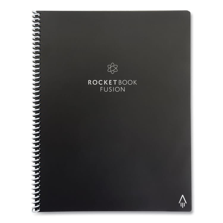 ROCKETBOOK Fusion Smart Notebook, Seven Assorted Page Formats, Black Cover, (21) 11 x 8.5 Sheets (RKBEVRFLKA) thumbnail 2