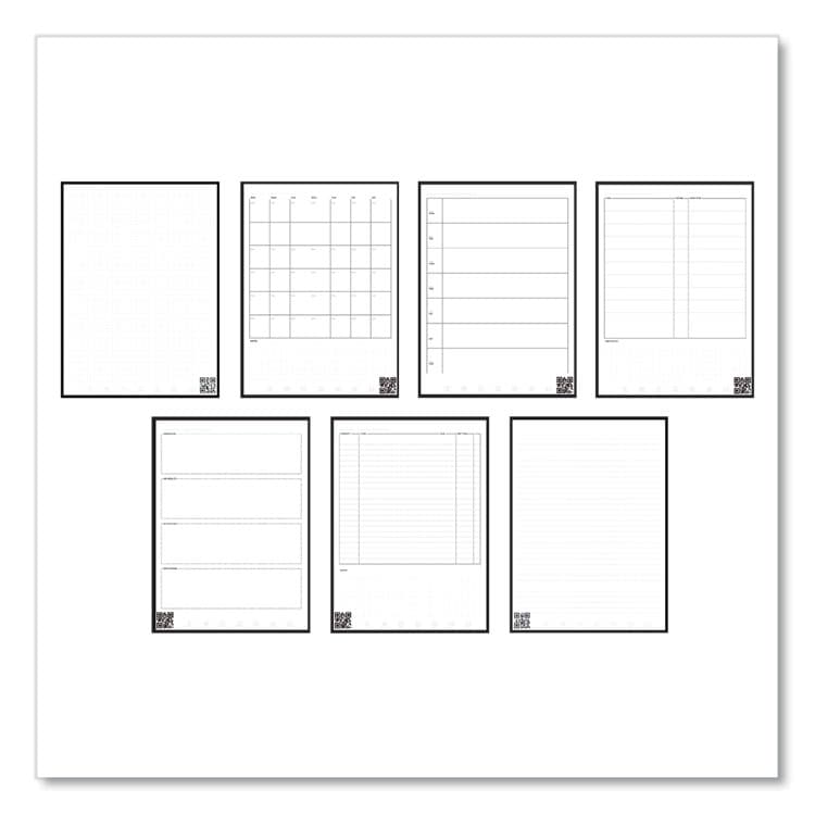 ROCKETBOOK Fusion Smart Notebook, Seven Assorted Page Formats, Black Cover, (21) 11 x 8.5 Sheets (RKBEVRFLKA) thumbnail 3