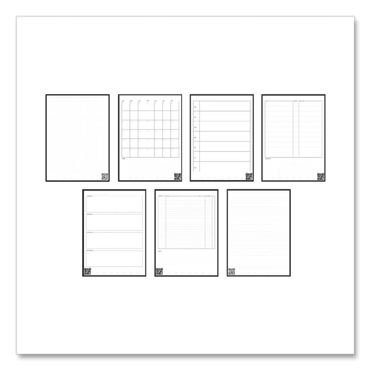 ROCKETBOOK Fusion Smart Notebook, Seven Assorted Page Formats, Blue Cover, (21) 11 x 8.5 Sheets (RKBFLRCCDFFR) thumbnail 3