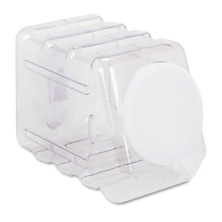 PACON CORPORATION Interlocking Storage Container with Lid, Clear Plastic (PAC27660)