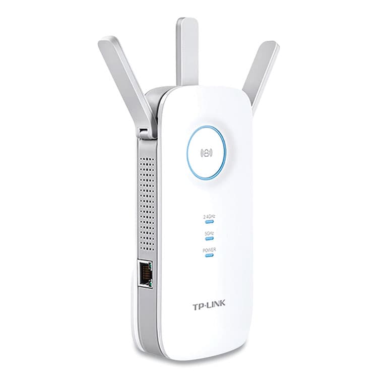 TP LINK USA RE450 AC1750 Wi-Fi Range Extender, 1 Port, Dual-Band 2.4 GHz/5 GHz (TPLRE450)