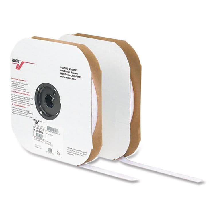VELCRO USA, . Sticky-Back Fasteners, Hook Side, 1" x 75 ft, White (VEK191033)