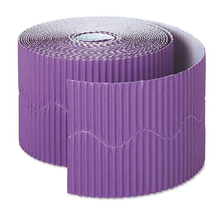 PACON CORPORATION Bordette Decorative Border, 2.25" x 50 ft, Violet (PAC37334) thumbnail 2
