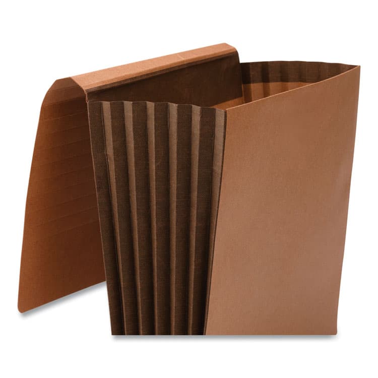 SMEAD MANUFACTURING CO. TUFF Expanding Wallets, 5.25" Expansion, 1 Section, Elastic Cord Closure, Letter Size, Redrope (SMD71164) thumbnail 3