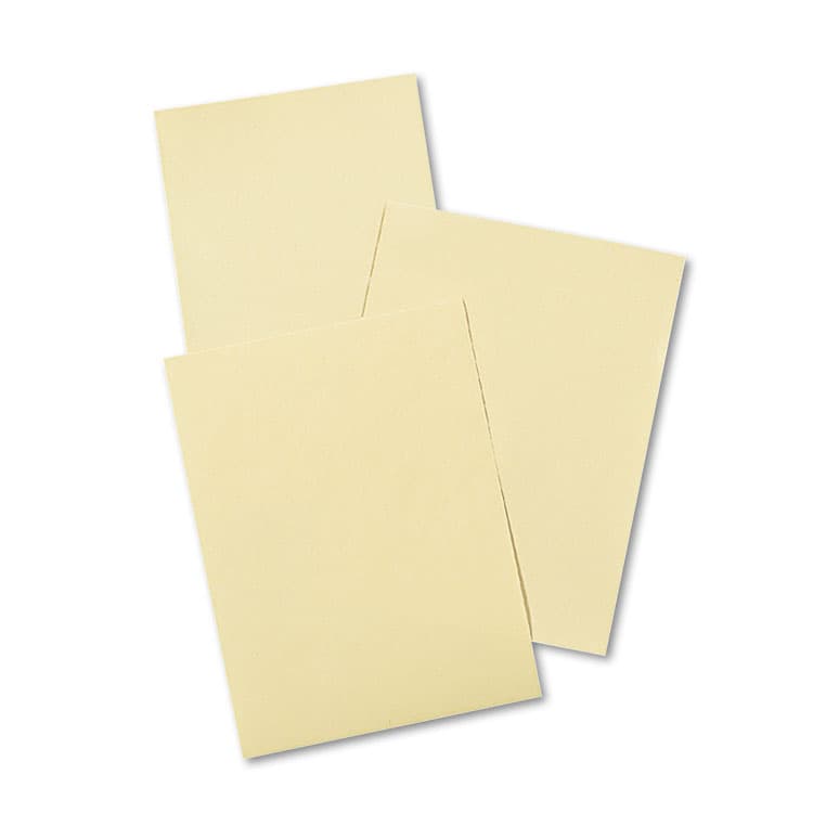 PACON CORPORATION Cream Manila Drawing Paper, 60 lb Cover Weight, 9 x 12, Cream Manila, 500/Ream (PAC4209) thumbnail 2