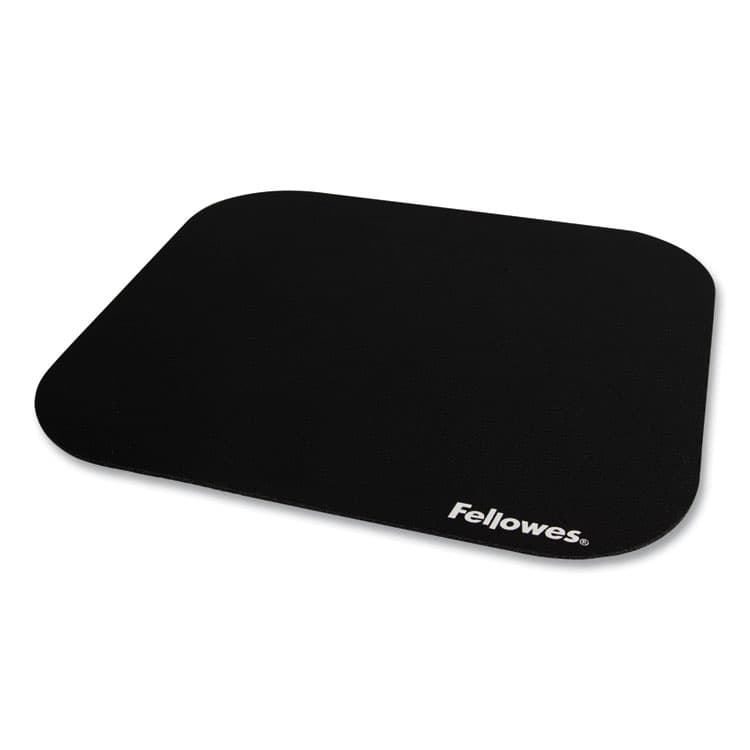 FELLOWES MFG. CO. Polyester Mouse Pad, 9 x 8, Black (FEL58024) thumbnail 2