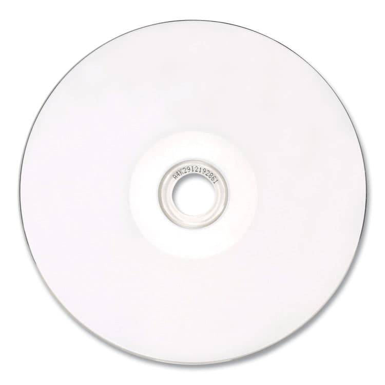 VERBATIM CORPORATION CD-R DataLifePlus Printable Recordable Disc, 700 MB/80 min, 52x, Spindle, Hub Printable, White, 50/Pack (VER94795) thumbnail 2