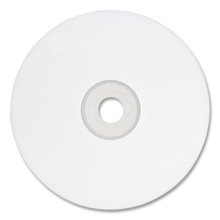 VERBATIM CORPORATION CD-R Printable Recordable Disc, 700 MB/80 Minute, 52x, Spindle, White, 100/Pack (VER95251) thumbnail 2
