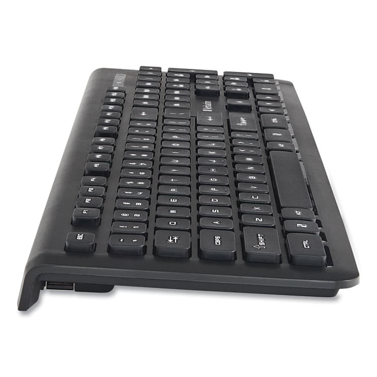 VERBATIM CORPORATION Wireless Slim Keyboard, 103 Keys, Black (VER99793) thumbnail 3