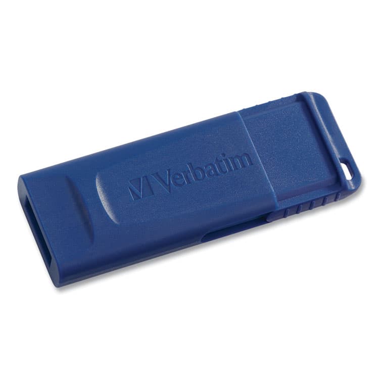 VERBATIM CORPORATION Classic USB 2.0 Flash Drive, 16 GB, Blue, 5/Pack (VER99810) thumbnail 4
