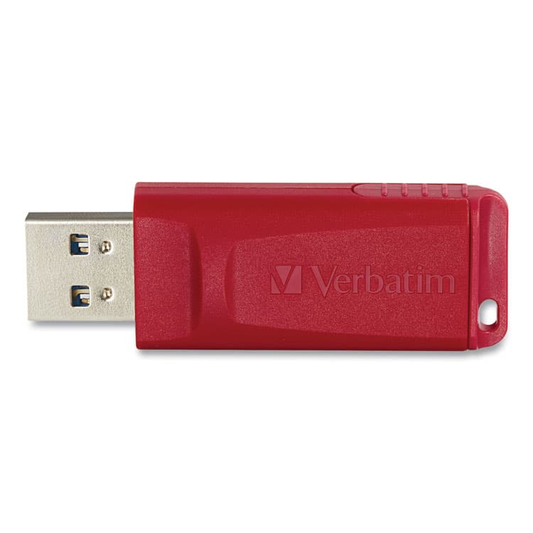 VERBATIM CORPORATION Store 'n' Go USB Flash Drive, 8 GB, Red (VER95507) thumbnail 3