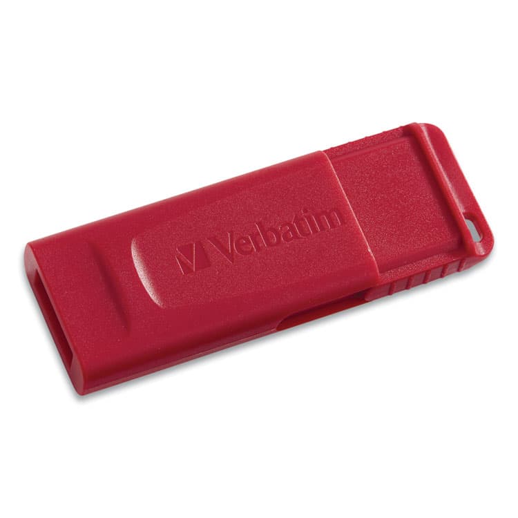 VERBATIM CORPORATION Store 'n' Go USB Flash Drive, 64 GB, Red (VER97005) thumbnail 3