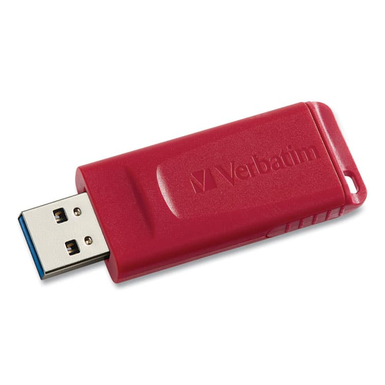 VERBATIM CORPORATION Store 'n' Go USB Flash Drive, 64 GB, Red (VER97005) thumbnail 4