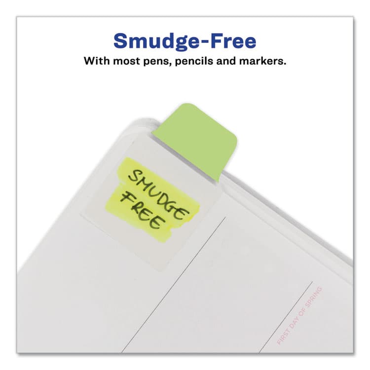 AVERY PRODUCTS CORPORATION Ultra Tabs Repositionable Tabs, Mini Tabs: 1" x 1.5", 1/5-Cut, Assorted Pastel Colors, 40/Pack (AVE74761) thumbnail 4