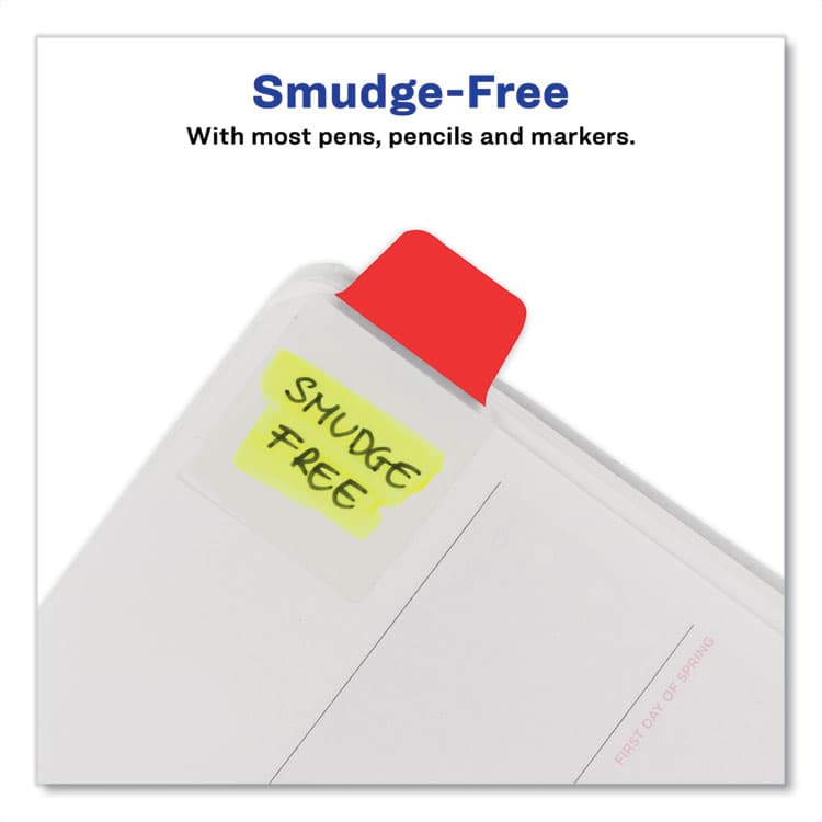 AVERY PRODUCTS CORPORATION Ultra Tabs Repositionable Tabs, Mini Tabs: 1" x 1.5", 1/5-Cut, Assorted Colors, 80/Pack (AVE74763) thumbnail 4