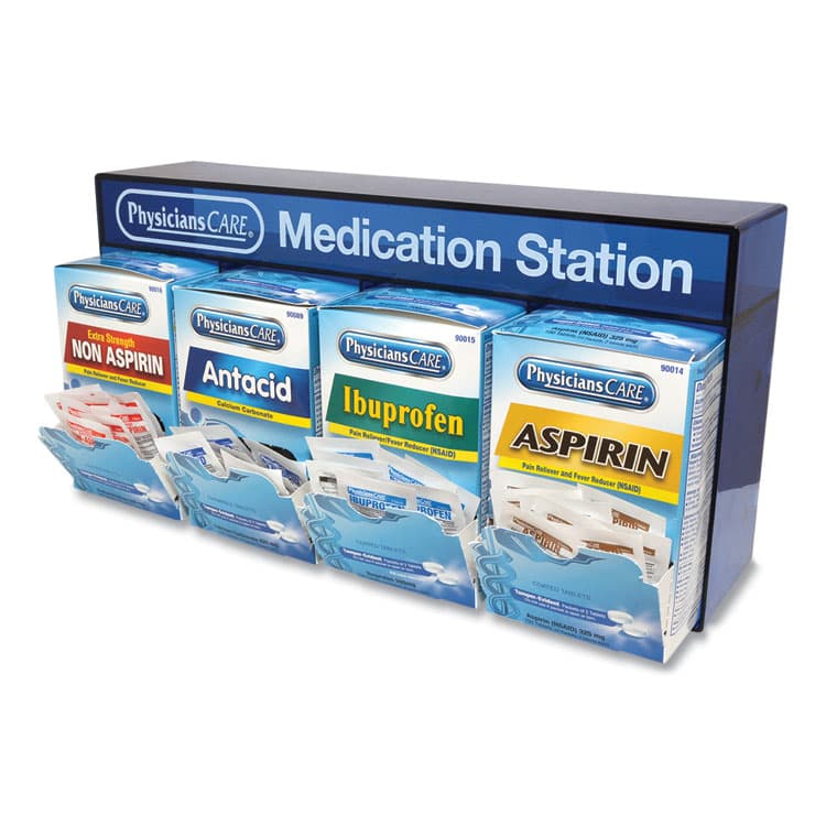 ACME UNITED CORPORATION Medication Station, Aspirin, Ibuprofen, Non Aspirin Pain Reliever, Antacid (ACM90780) thumbnail 3