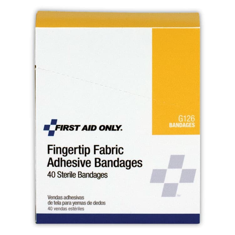 ACME UNITED CORPORATION First Aid Fingertip Bandages, 1.75 x 3, 40/Box (ACMG126) thumbnail 2