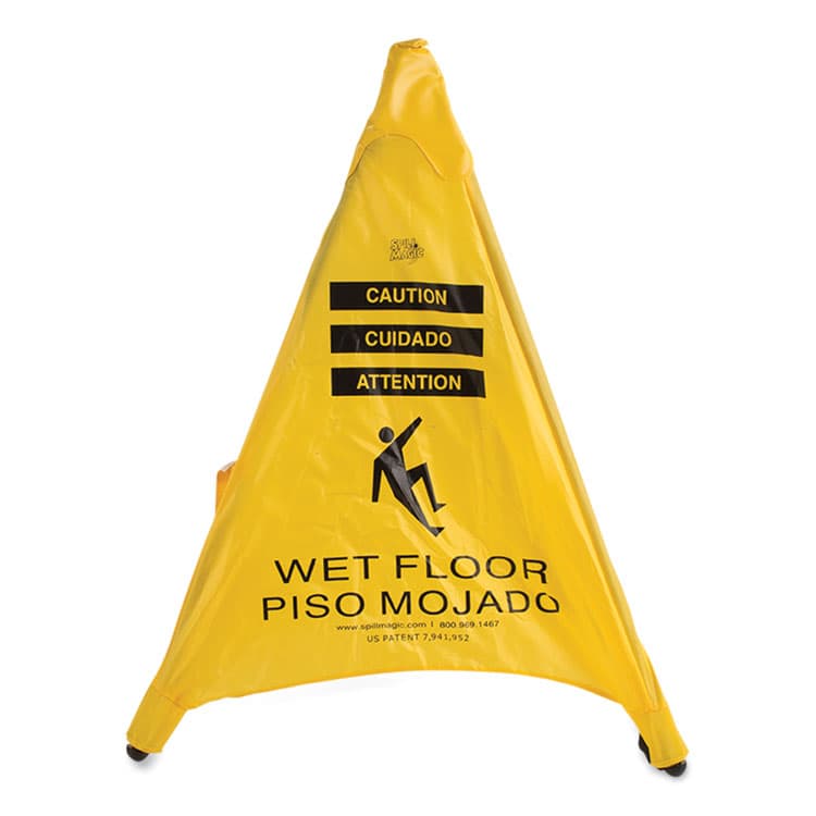 ACME UNITED CORPORATION Pop Up Safety Cone, 3 x 2.5 x 20, Yellow (FAO220SC)