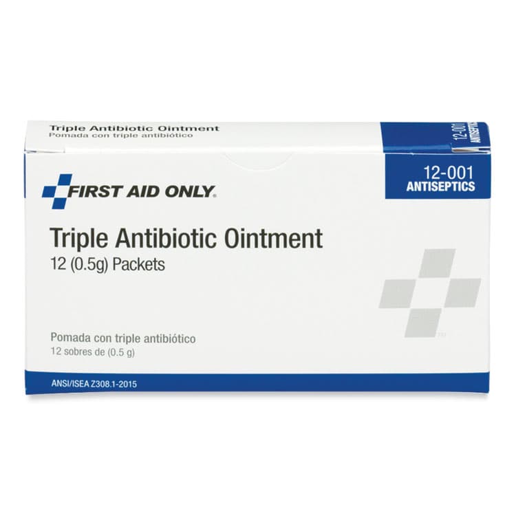 ACME UNITED CORPORATION First Aid Kit Refill Triple Antibiotic Ointment, Packet, 12/Box (FAO12001) thumbnail 2