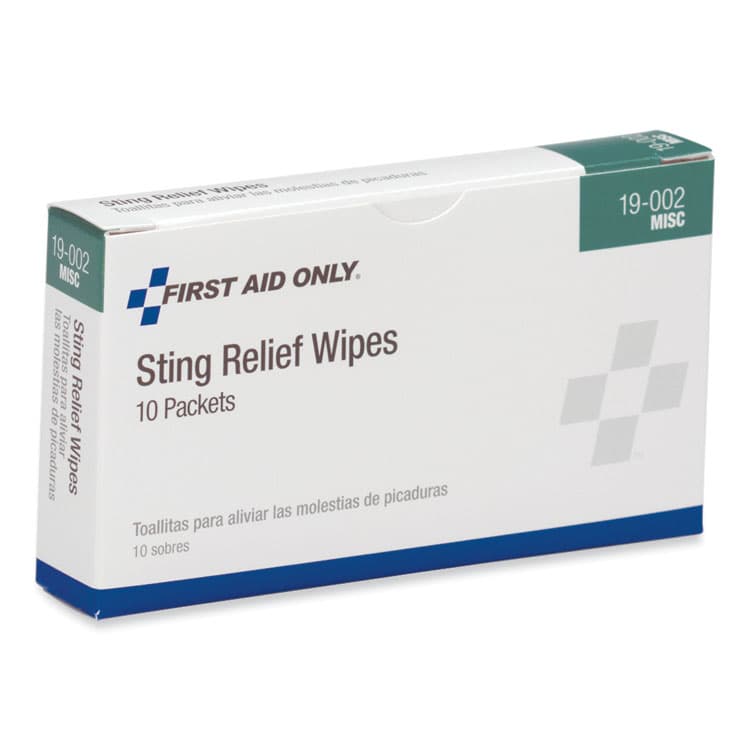 ACME UNITED CORPORATION First Aid Sting Relief Pads, 10/Box (FAO19002) thumbnail 2