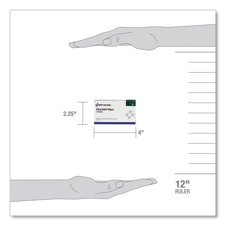 ACME UNITED CORPORATION First Aid Sting Relief Pads, 10/Box (FAO19002) thumbnail 4