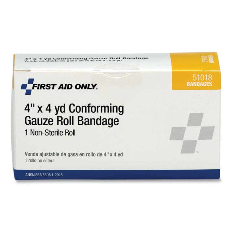 ACME UNITED CORPORATION First Aid Conforming Gauze Bandage, Non-Sterile, 4" Wide (FAO51018) thumbnail 2