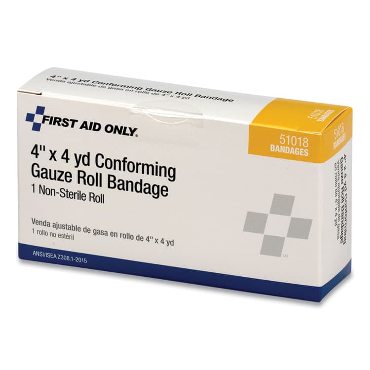 ACME UNITED CORPORATION First Aid Conforming Gauze Bandage, Non-Sterile, 4" Wide (FAO51018) thumbnail 4