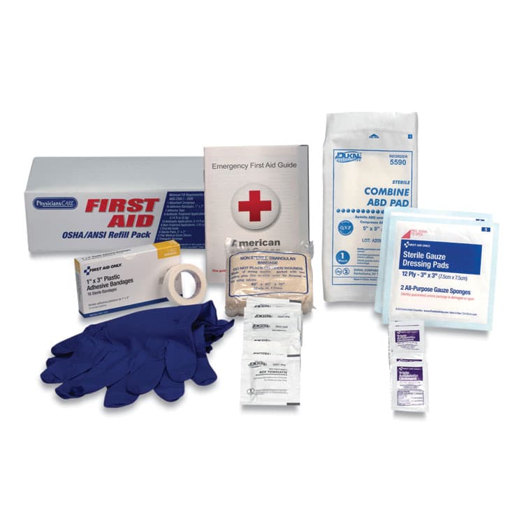 ACME UNITED CORPORATION OSHA First Aid Refill Kit, 41 Pieces/Kit (FAO90103)