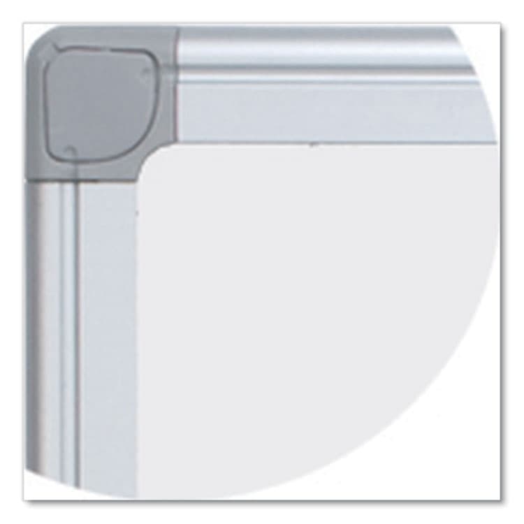 BI-SILQUE VISUAL COMMUNICATION PRODUCTS Earth Silver Easy Clean Dry Erase Boards, 96" x 48", White Surface, Satin Aluminum Frame (BVCMA2100790) thumbnail 3