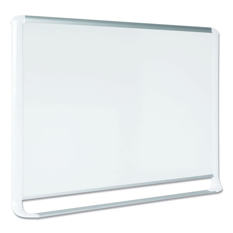 BI-SILQUE VISUAL COMMUNICATION PRODUCTS Gold Ultra Magnetic Dry Erase Boards, 36" x 24", White Surface, White/Natural Aluminum Frame (BVCMVI030205) thumbnail 3