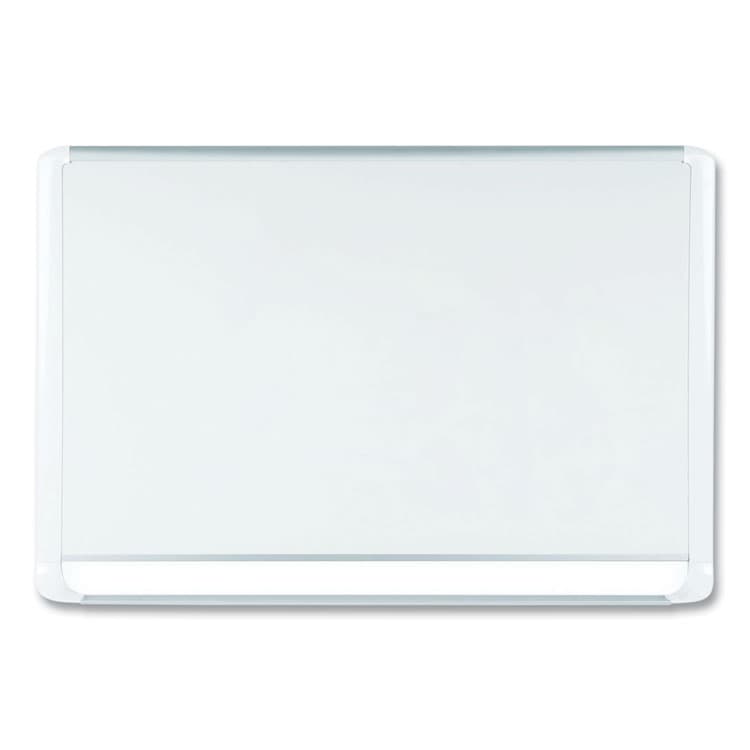 BI-SILQUE VISUAL COMMUNICATION PRODUCTS Gold Ultra Magnetic Dry Erase Boards, 48" x 36", White Surface, White/Natural Aluminum Frame (BVCMVI050205)