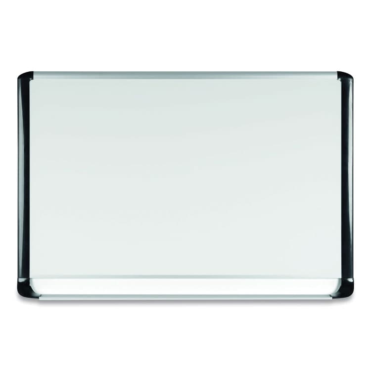 BI-SILQUE VISUAL COMMUNICATION PRODUCTS Gold Ultra Magnetic Dry Erase Boards, 72" x 48", White Surface, Black/Satin Aluminum Frame (BVCMVI270201)