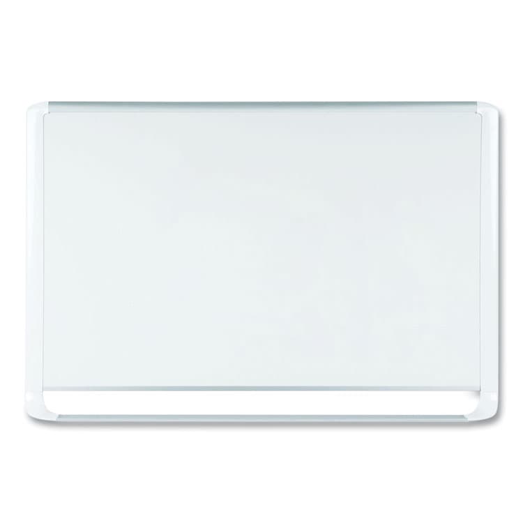BI-SILQUE VISUAL COMMUNICATION PRODUCTS Gold Ultra Magnetic Dry Erase Boards, 72" x 48", White Surface, White/Natural Aluminum Frame (BVCMVI270205)