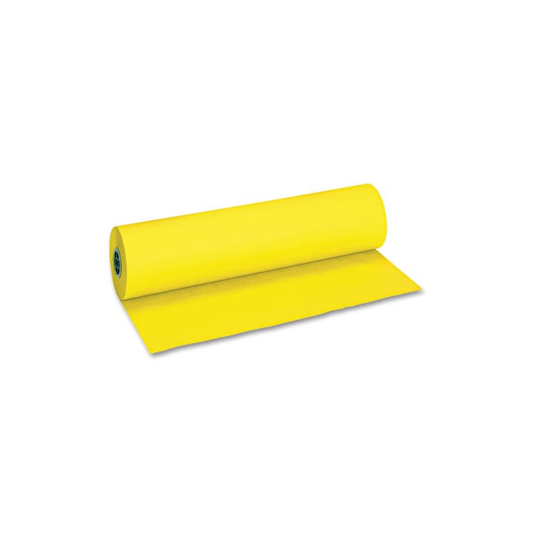 PACON CORPORATION Decorol Flame Retardant Art Rolls, 40 lb Cover Weight, 36" x 1000 ft, Sunrise Yellow (PAC101201)