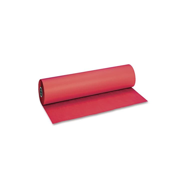 PACON CORPORATION Decorol Flame Retardant Art Rolls, 40 lb Cover Weight, 36" x 1000 ft, Cherry Red (PAC101203)