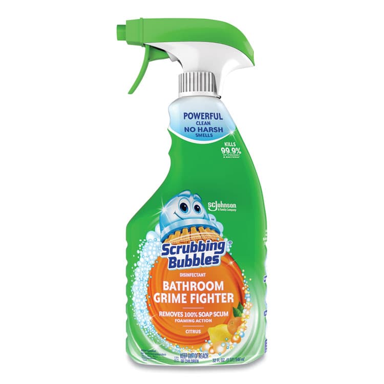 SC JOHNSON Multi Surface Bathroom Cleaner, Citrus Scent, 32 oz Spray Bottle (SJN366078EA)
