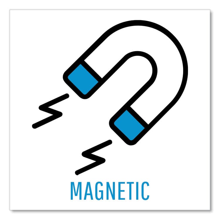 BI-SILQUE VISUAL COMMUNICATION PRODUCTS Gold Ultra Magnetic Dry Erase Boards, 48" x 36", White Surface, Black/Satin Aluminum Frame (BVCMVI050201) thumbnail 3