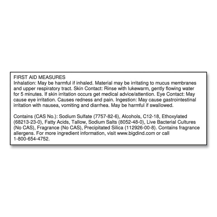 BIG D Extra Duty Urinal Screen with Non-Para Block, Evergreen with Enzymes Scent, White, Dozen (BGD660) thumbnail 3