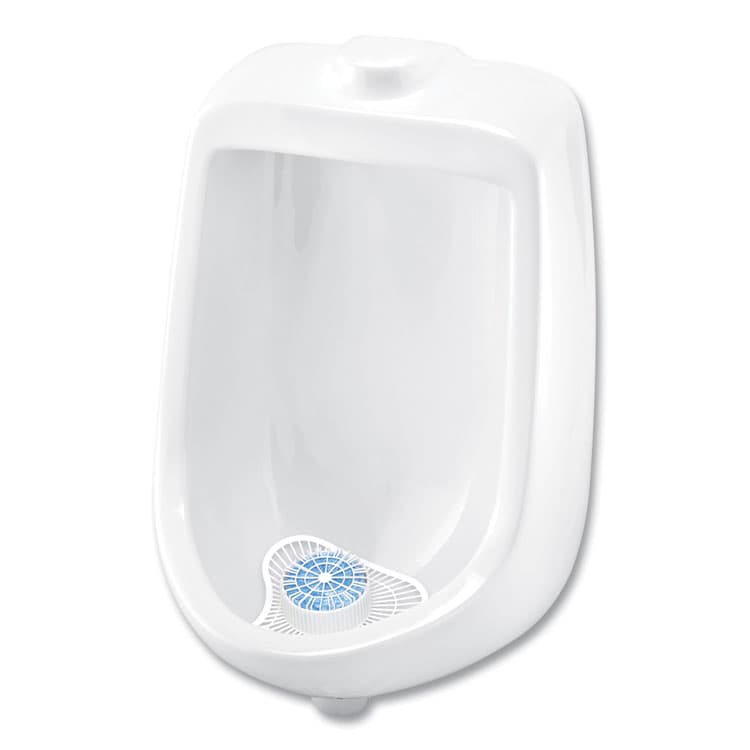 BIG D Extra Duty Urinal Screen with Non-Para Block, Evergreen with Enzymes Scent, White, Dozen (BGD660) thumbnail 2