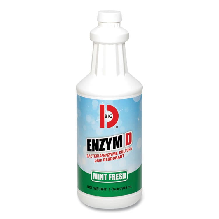 BIG D Enzym D Digester Deodorant, Mint, 32 oz Bottle, 12/Carton (BGD504)