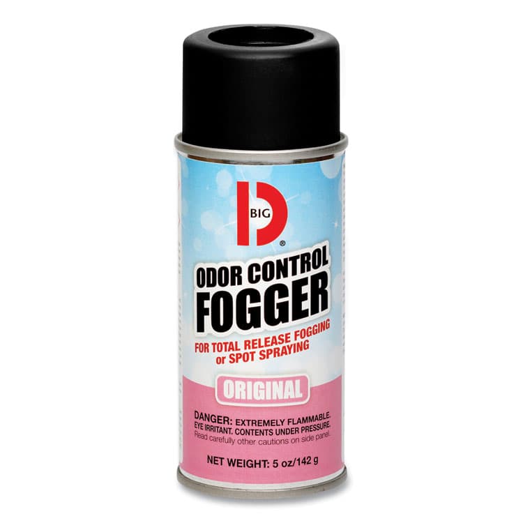 BIG D Odor Control Fogger, Original Scent, 5 oz Aerosol Spray, 12/Carton (BGD341)